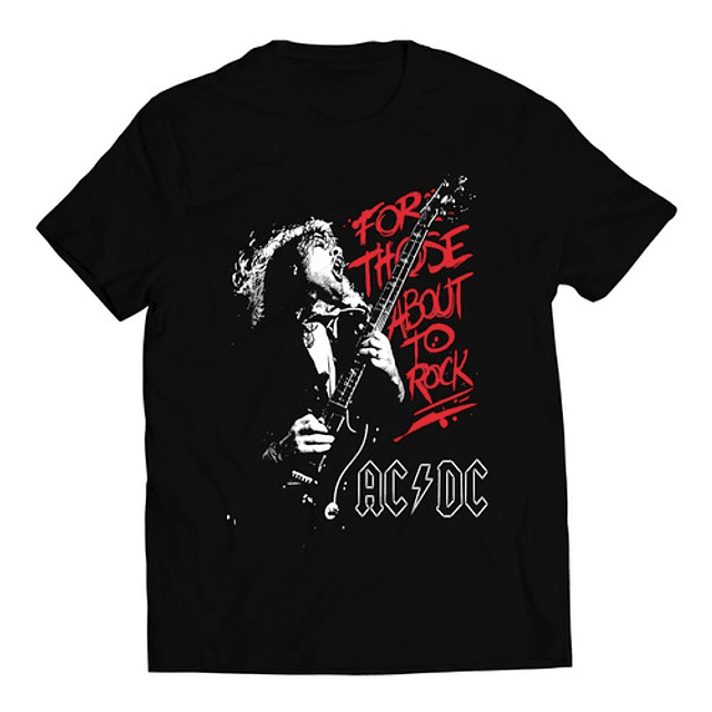 Polera Música - Ac/dc - For Those About To Rock