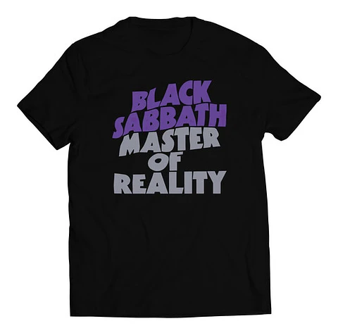 Polera Black Sabbath - Master Of Reality | Rock