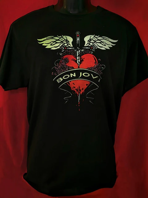 Polera Bon Jovi - Winged Heart | Rock