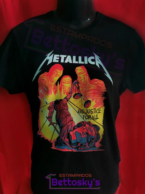 Polera Metallica - And Justice For All Alt | Metal
