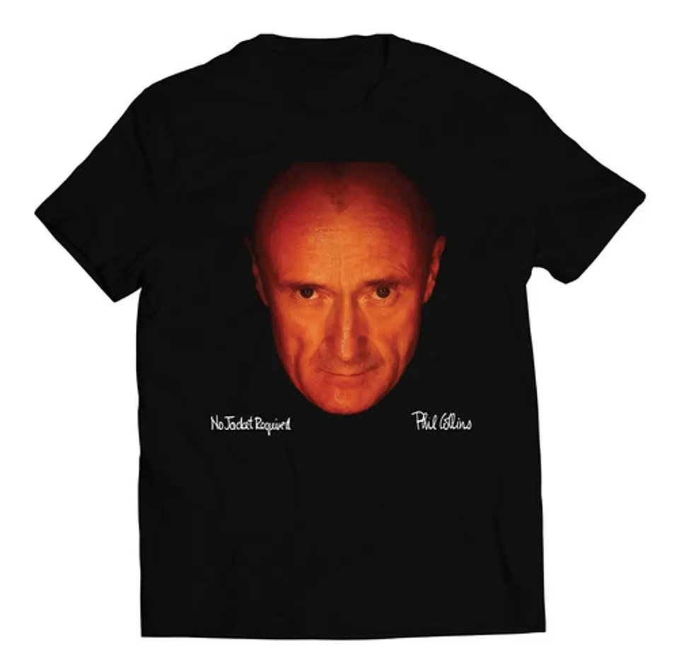 Polera Phil Collins - No Jacket Required | Música Pop 1