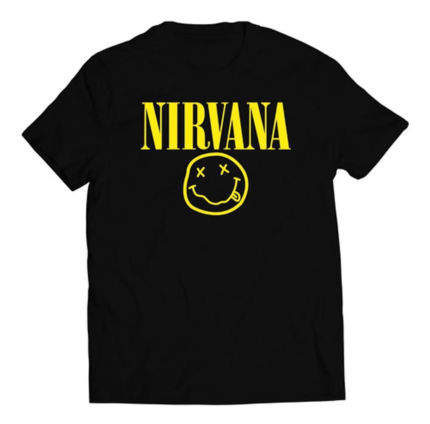 Polera Nirvana - Smiley Face Yellow | Rock 1