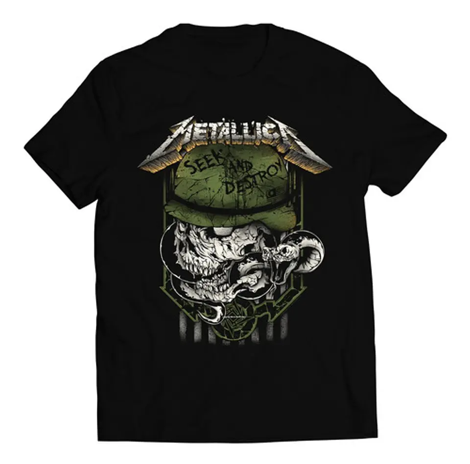 Polera Metallica - Seek And Destroy | Metal 1