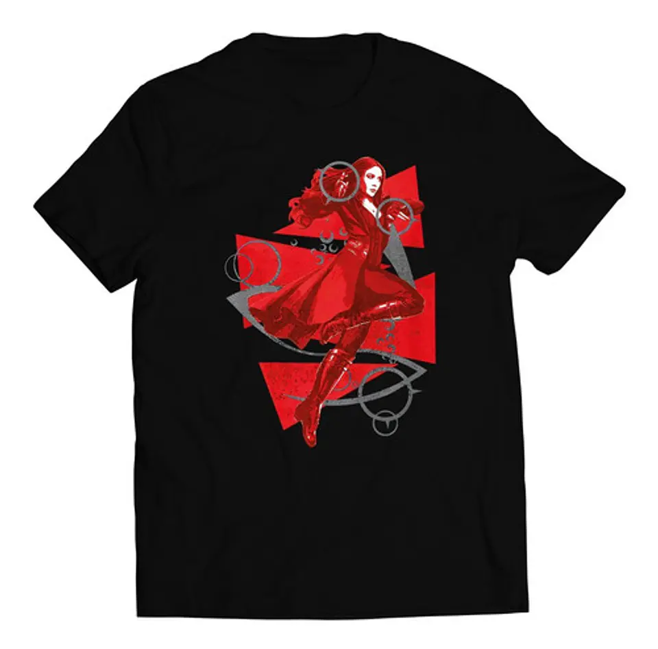 Polera Marvel Bruja Escarlata - The Scarlet Witch | Estilo Exclusivo 1