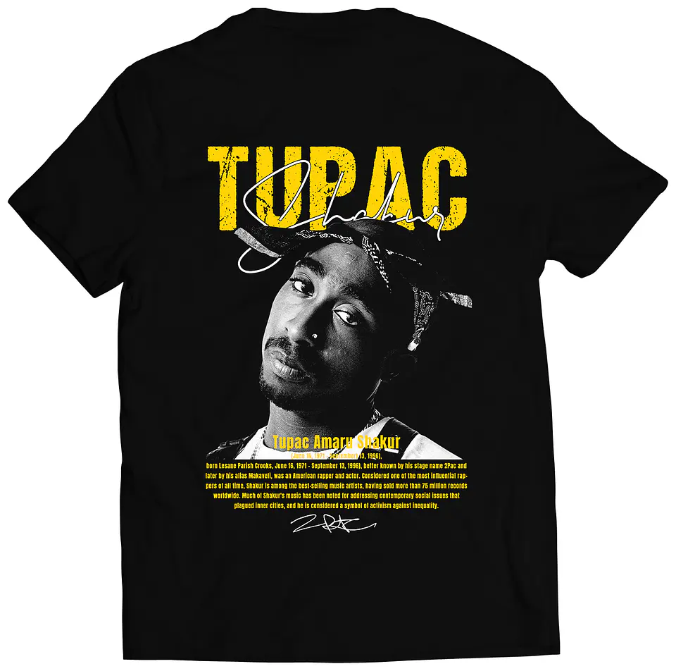 Polera 2pac - Bio | Hip-Hop / Rap 1