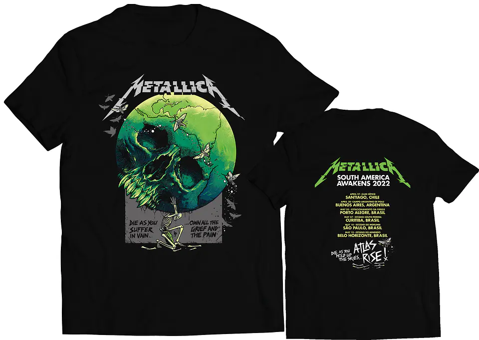 Polera Metallica - Atlas | Metal 1