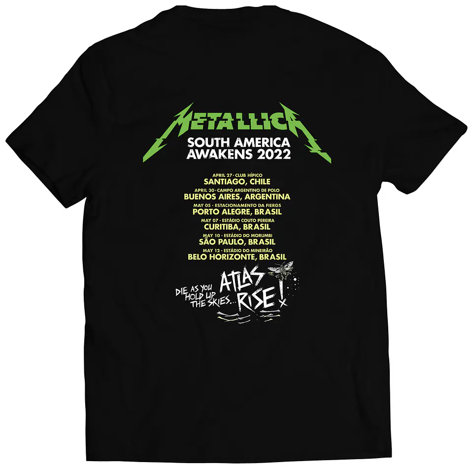 Polera Metallica - Atlas | Metal 2