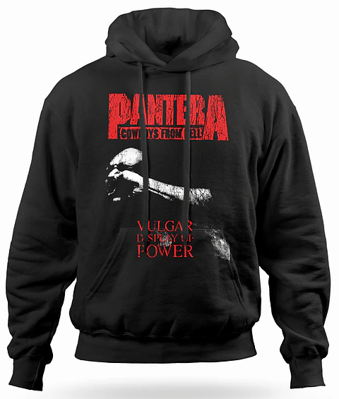Polerón Canguro Pantera - Vulgar Display of Power | Metal