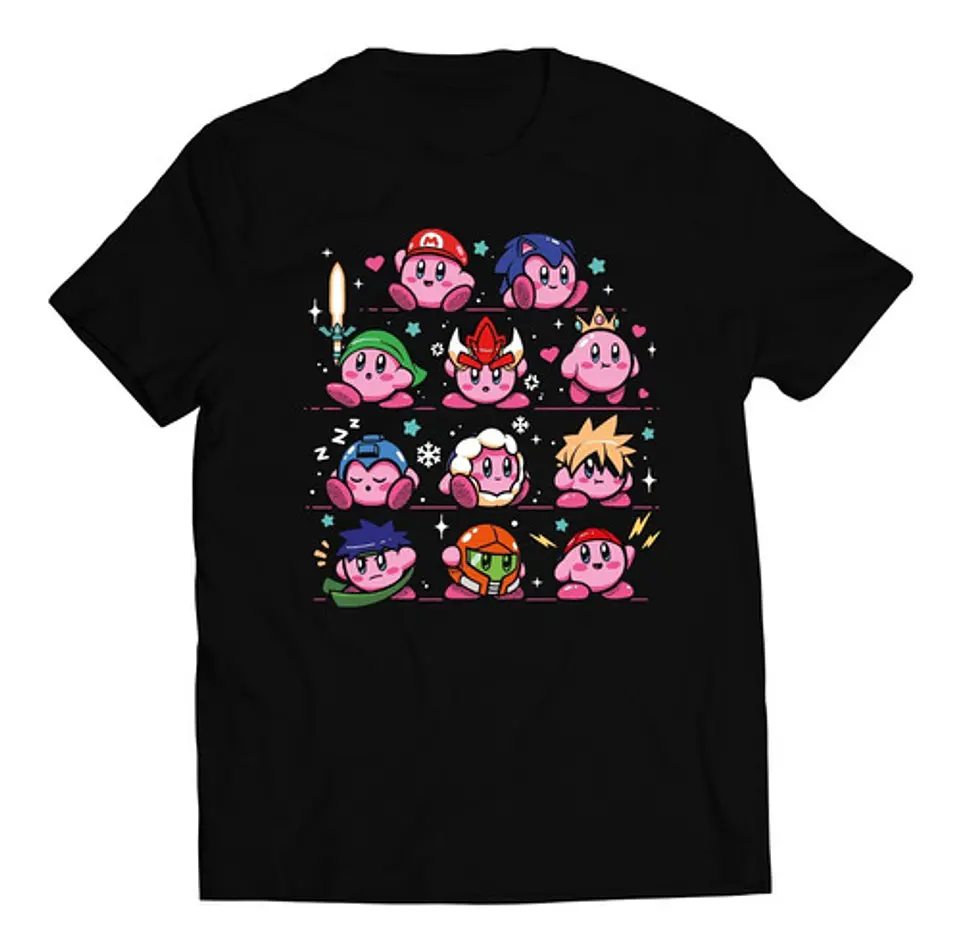 Polera Kirby - Smash Hats | Ropa Gamer 1