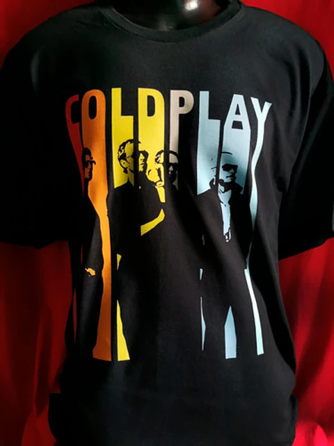 Polera Coldplay - Color Drip | Indie Rock
