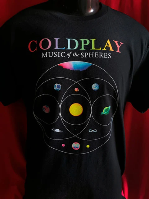 Polera Coldplay - Music Of The Spheres | Indie Rock