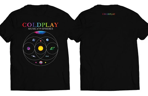 Polera Coldplay - Music Of The Spheres | Indie Rock