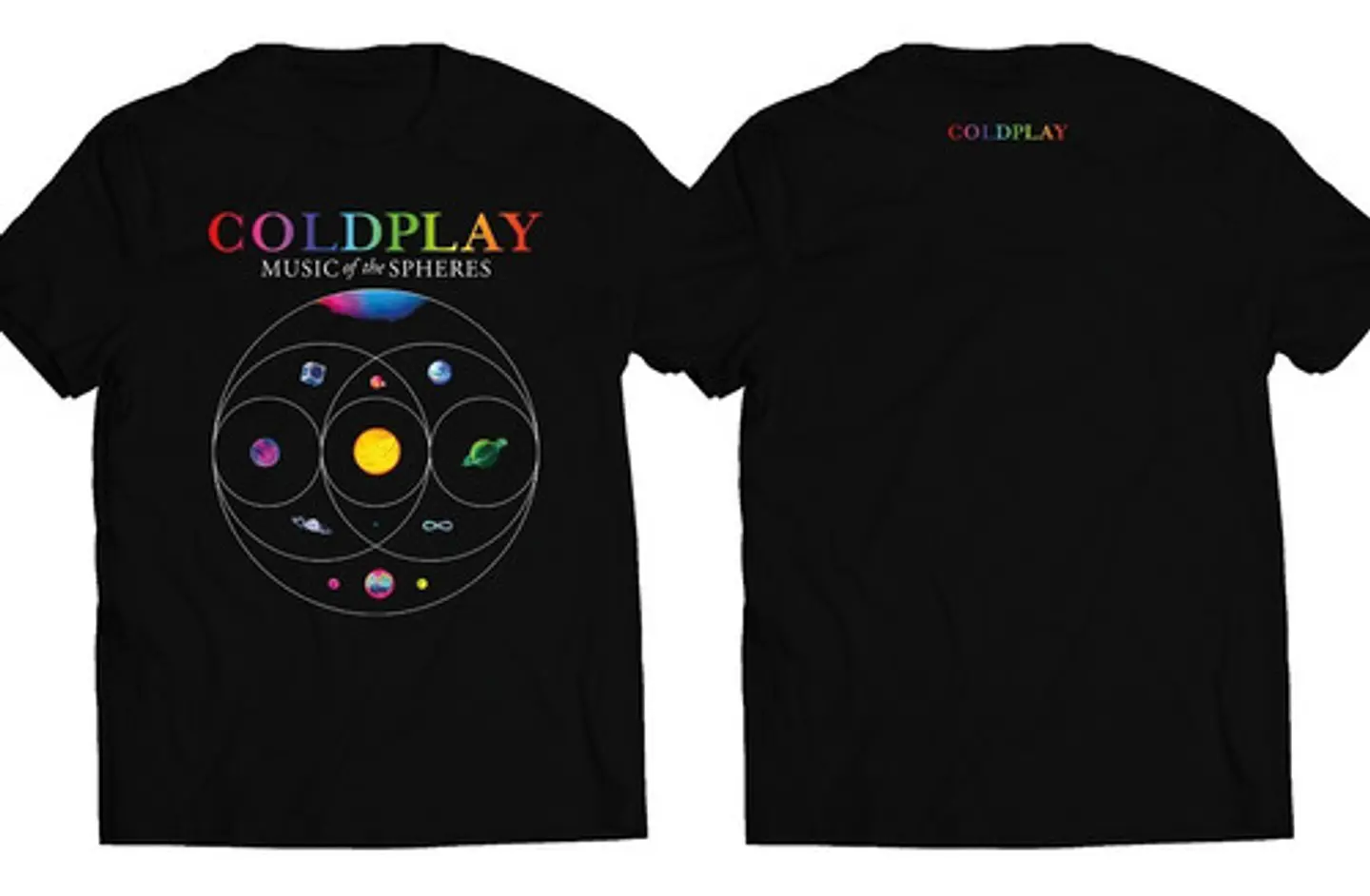 Polera Coldplay - Music Of The Spheres | Indie Rock 1
