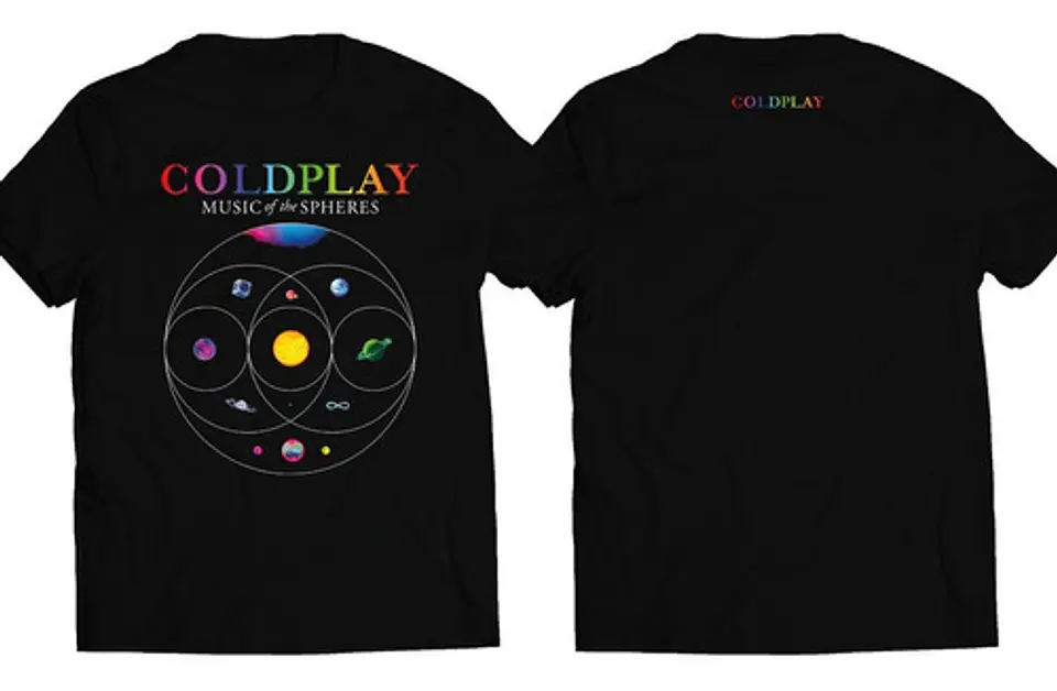 Polera Coldplay - Music Of The Spheres | Indie Rock 1