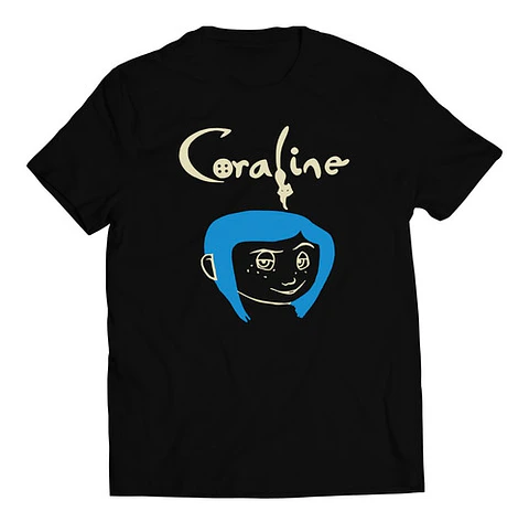 Polera Peliculas - Coraline - Bicolor | Estilo Exclusivo