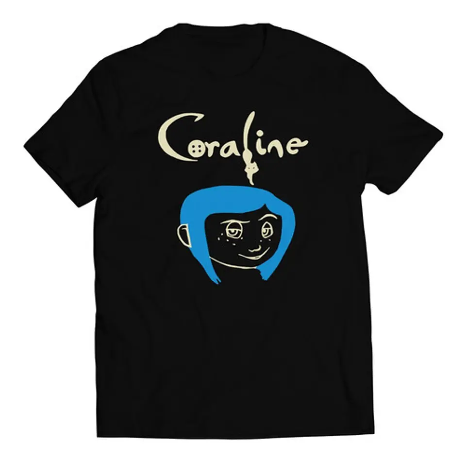 Polera Peliculas - Coraline - Bicolor | Estilo Exclusivo 1