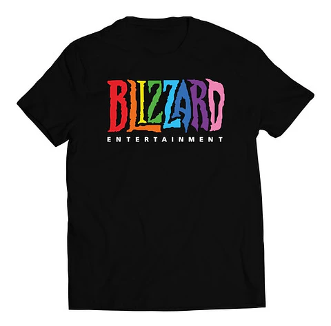 Polera Blizzard Ent - Rainbow | Ropa Gamer