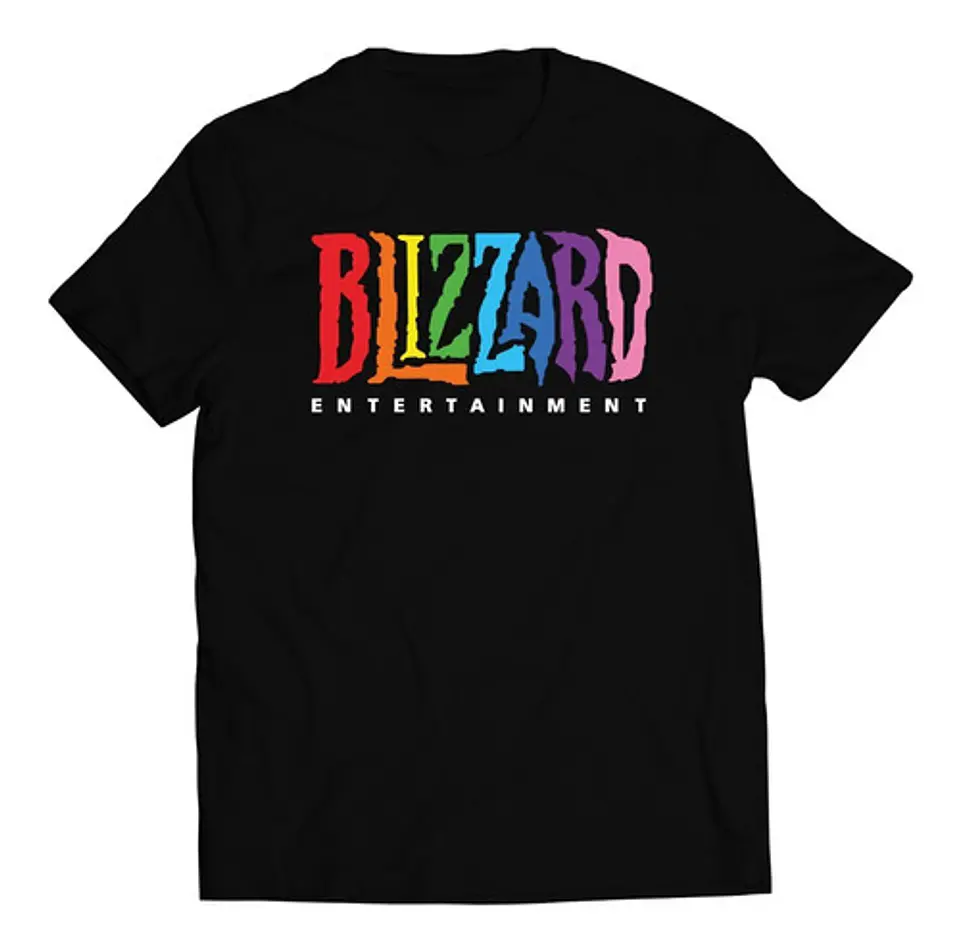 Polera Blizzard Ent - Rainbow | Ropa Gamer 1