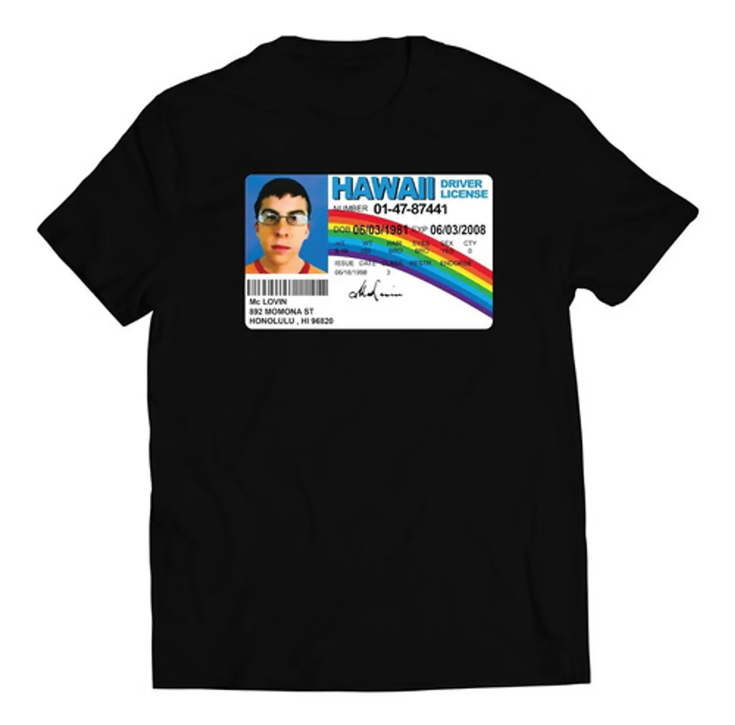 Polera Peliculas - Superbad - Mclovin Id | Estilo Exclusivo 1