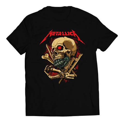Polera Metallica - Grenade | Estilo Exclusivo