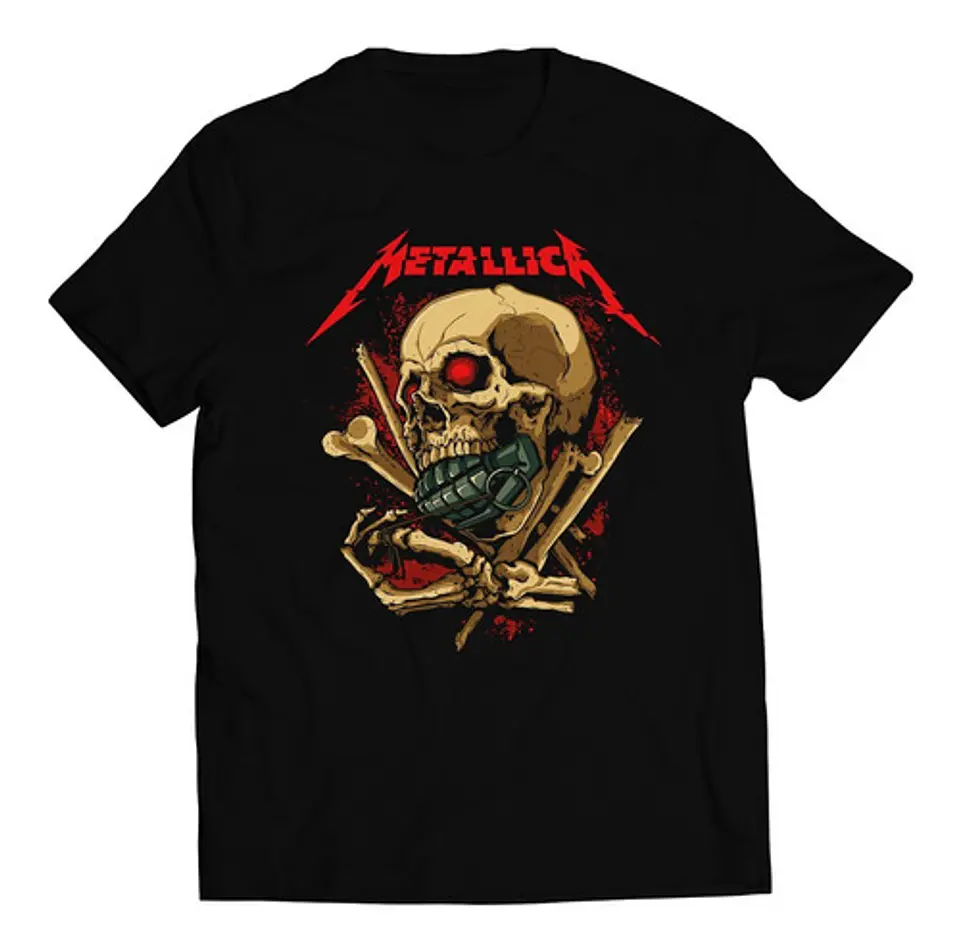 Polera Metallica - Grenade | Estilo Exclusivo 1