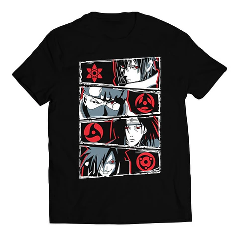 Polera Naruto - Sharingan | Anime Japonés