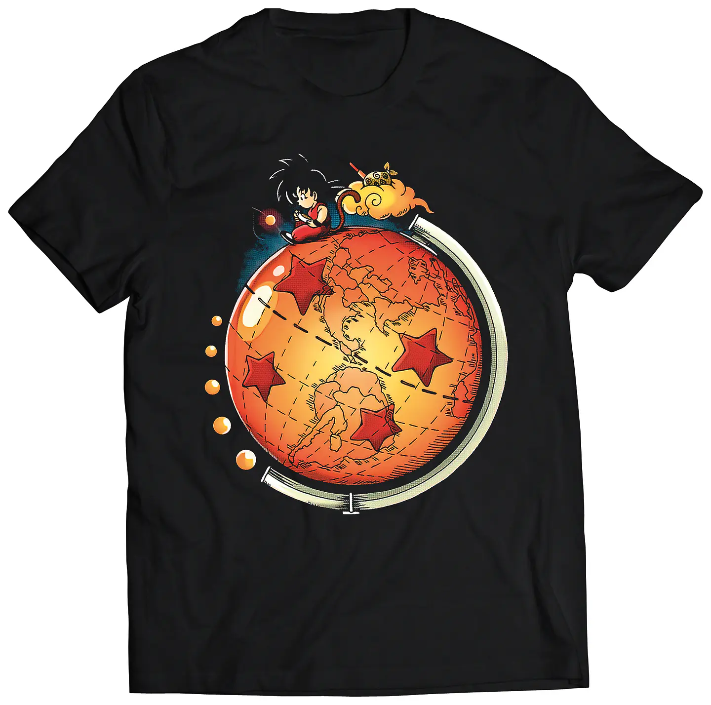 Polera Dragon Ball - Pequeño Gokú y la Dragon Ball | Anime Japonés 1