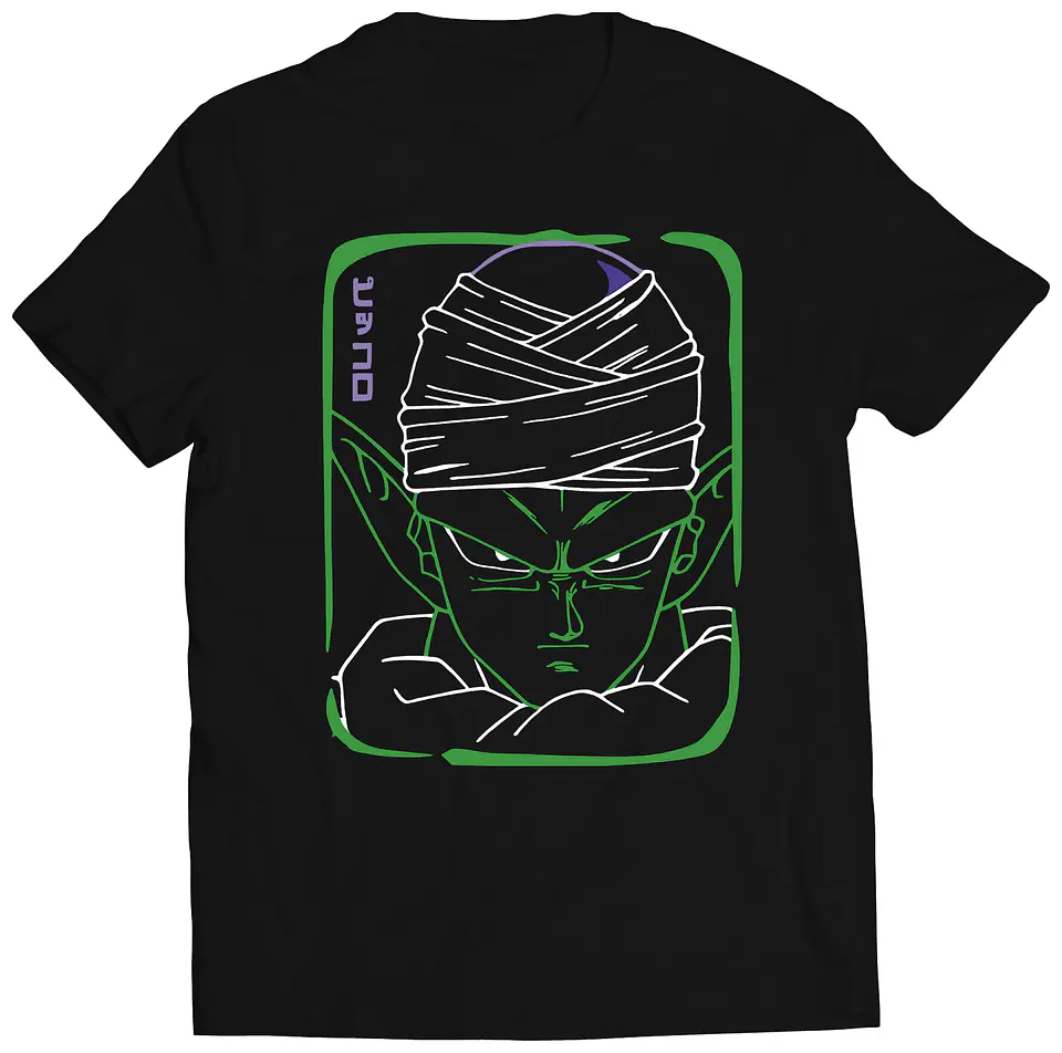 Polera Dragon Ball - Piccoro Lines | Anime Japonés 1