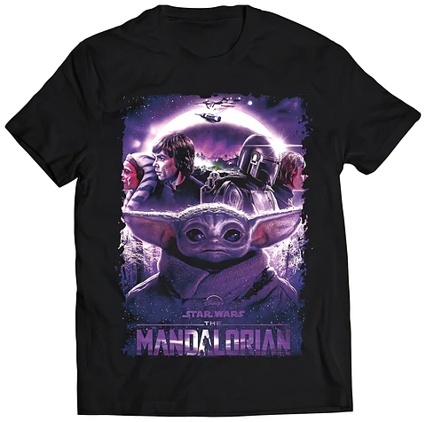 Polera The Mandalorian - Purple | Estilo Exclusivo