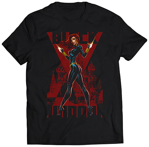 Polera Marvel Avengers - Black Widow | Estilo Exclusivo