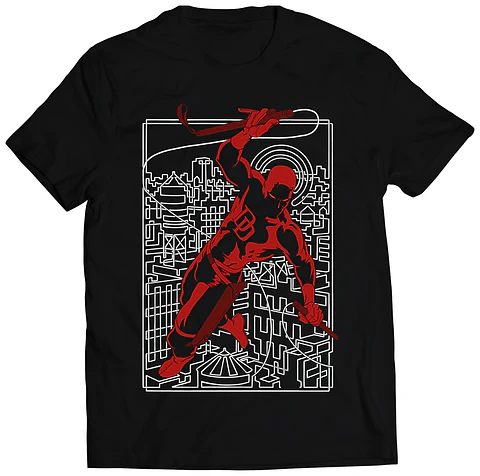Polera Marvel  Daredevil - White City | Estilo Exclusivo