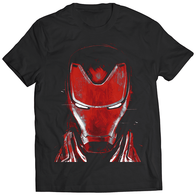 Polera Marvel Iron Man - Red Face