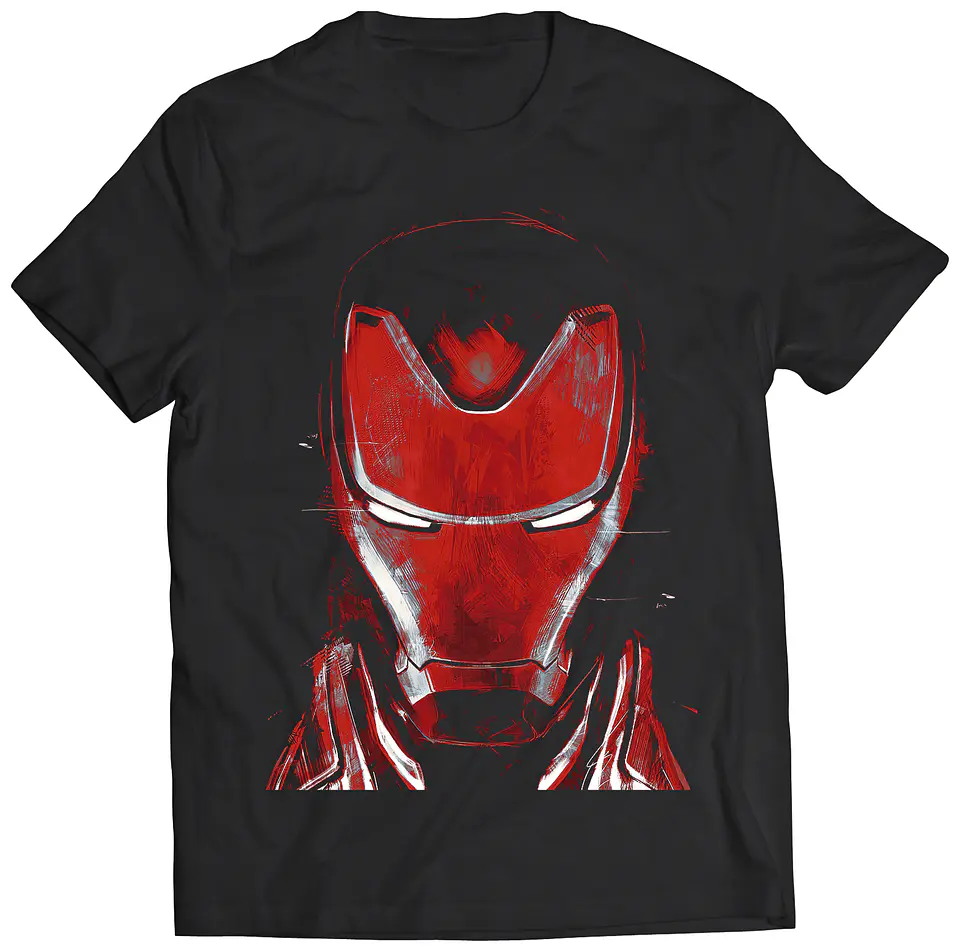 Polera Marvel Iron Man - Red Face | Estilo Exclusivo 1
