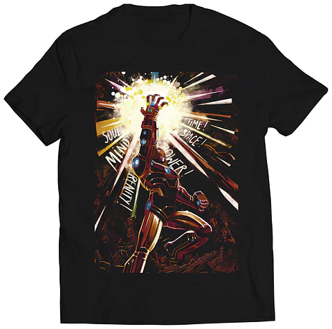 Polera Marvel Iron Man - Infinity Stones | Estilo Exclusivo