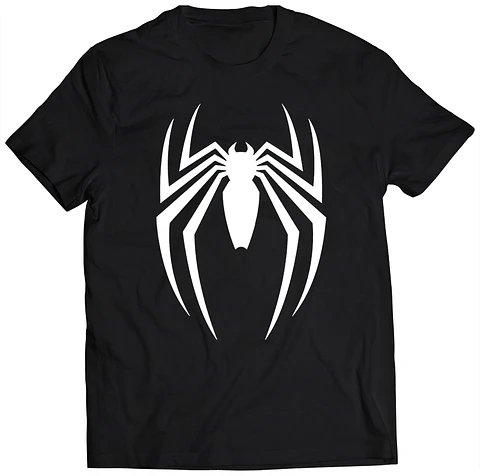 Polera Marvel Spider-Man - White Spider Logo | Estilo Exclusivo