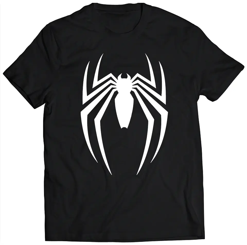 Polera Marvel Spider-Man - White Spider Logo | Estilo Exclusivo 1