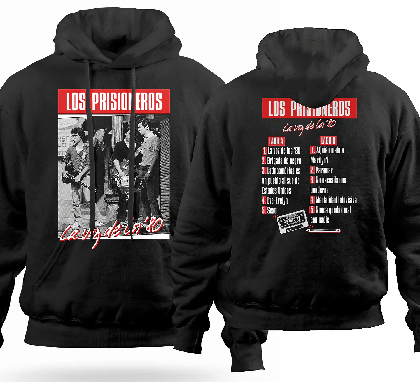 Polerón Canguro Los Prisioneros - La Voz de los '80 Cancionero | Rock 1