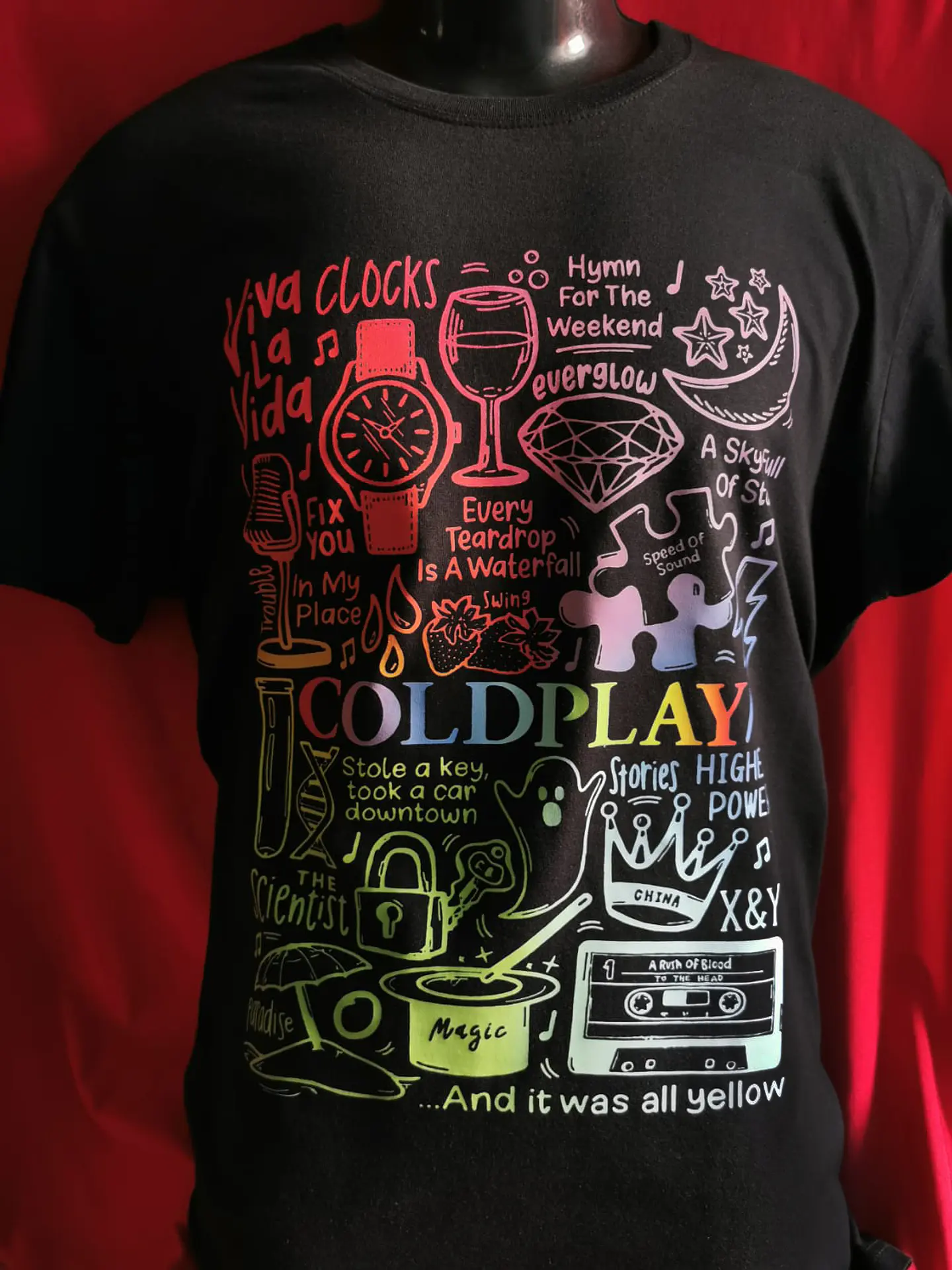 Polera Coldplay - Temazos Color | Indie Rock 2