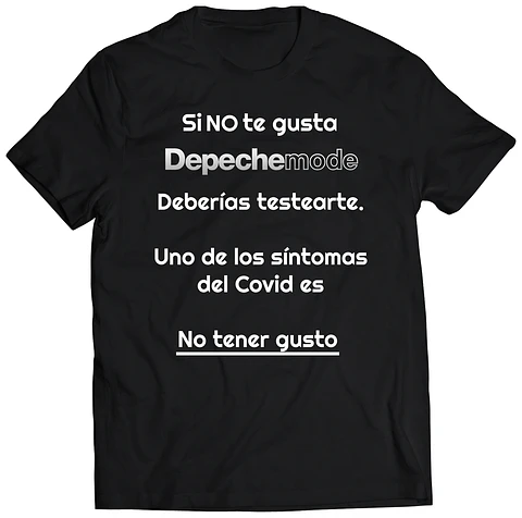 Polera Depeche Mode - Buen gusto | Música