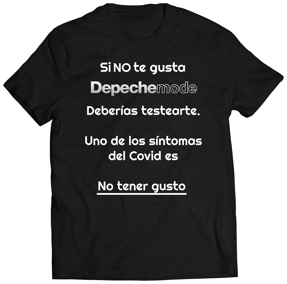 Polera Depeche Mode - Buen gusto | Música 1