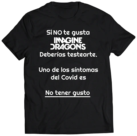 Polera Imagine Dragons - Buen Gusto | Indie Rock