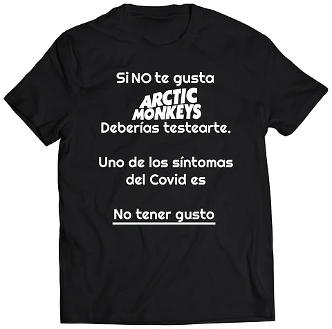 Polera Arctic Monkeys - Buen Gusto | Indie Rock