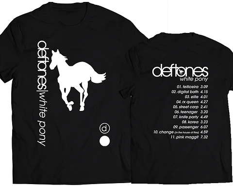 Polera Deftones - White Pony Album | Metal