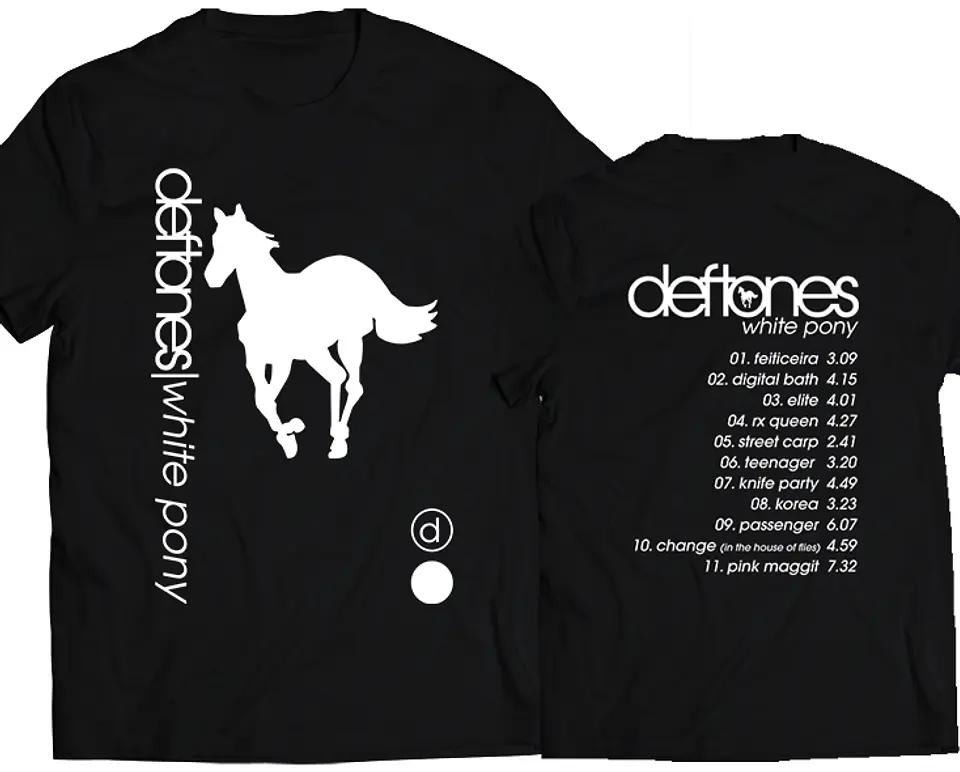 Polera Deftones - White Pony Album | Metal 1