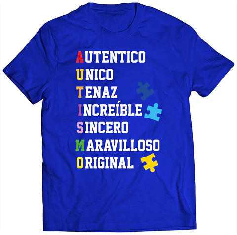 Polera Concienciación - Autismo - Acrónimo | Estilo Exclusivo