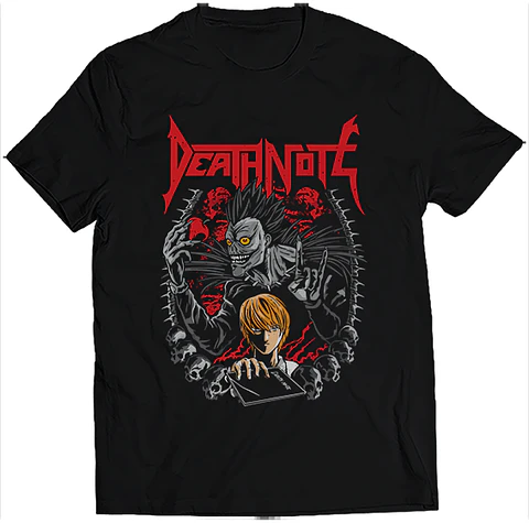 Polera Death Note - Rock em till Death | Anime Japonés