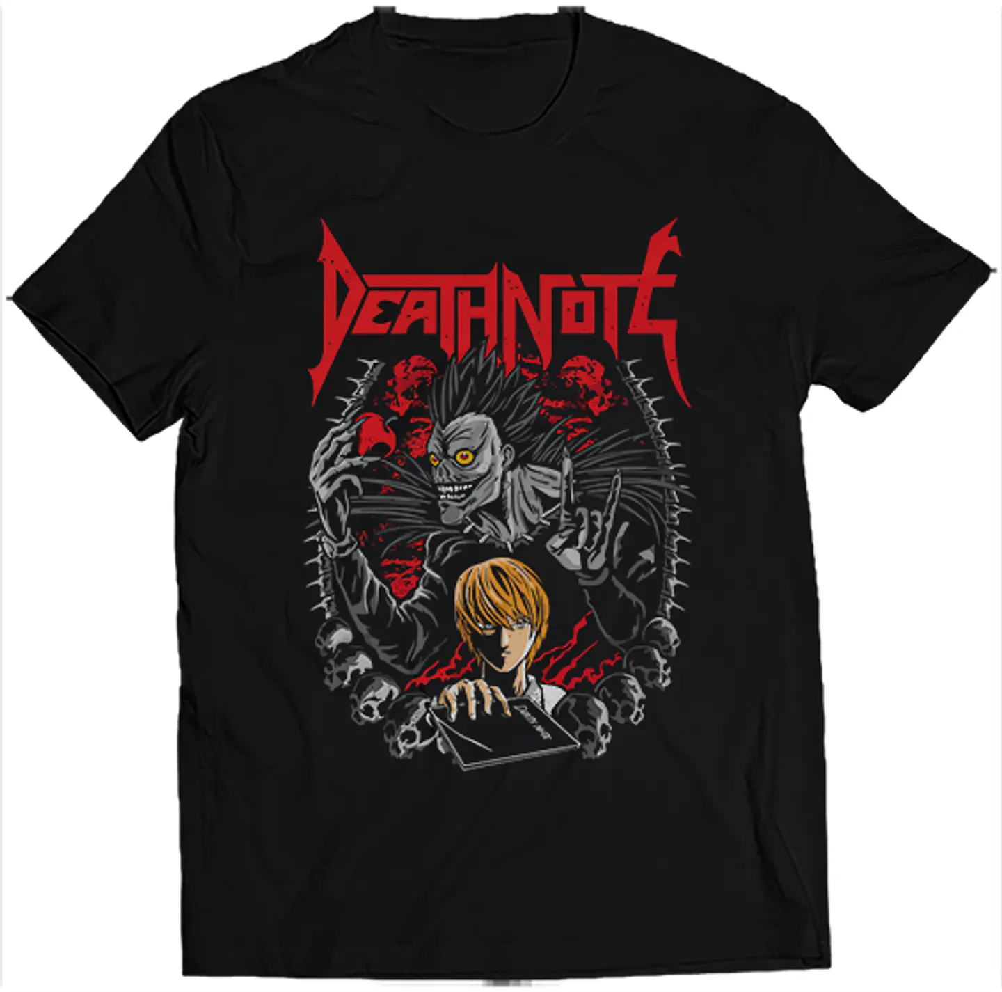 Polera Death Note - Rock em till Death | Anime Japonés 1
