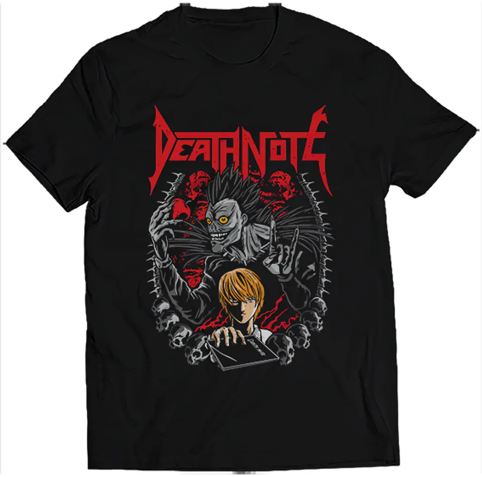 Polera Death Note - Rock em till Death | Anime Japonés 1
