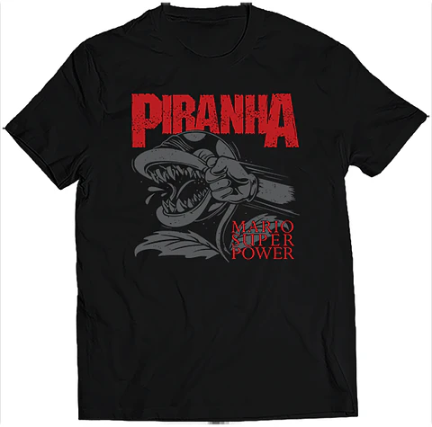 Polera Vulgar Display of Piranhas | Ropa Gamer