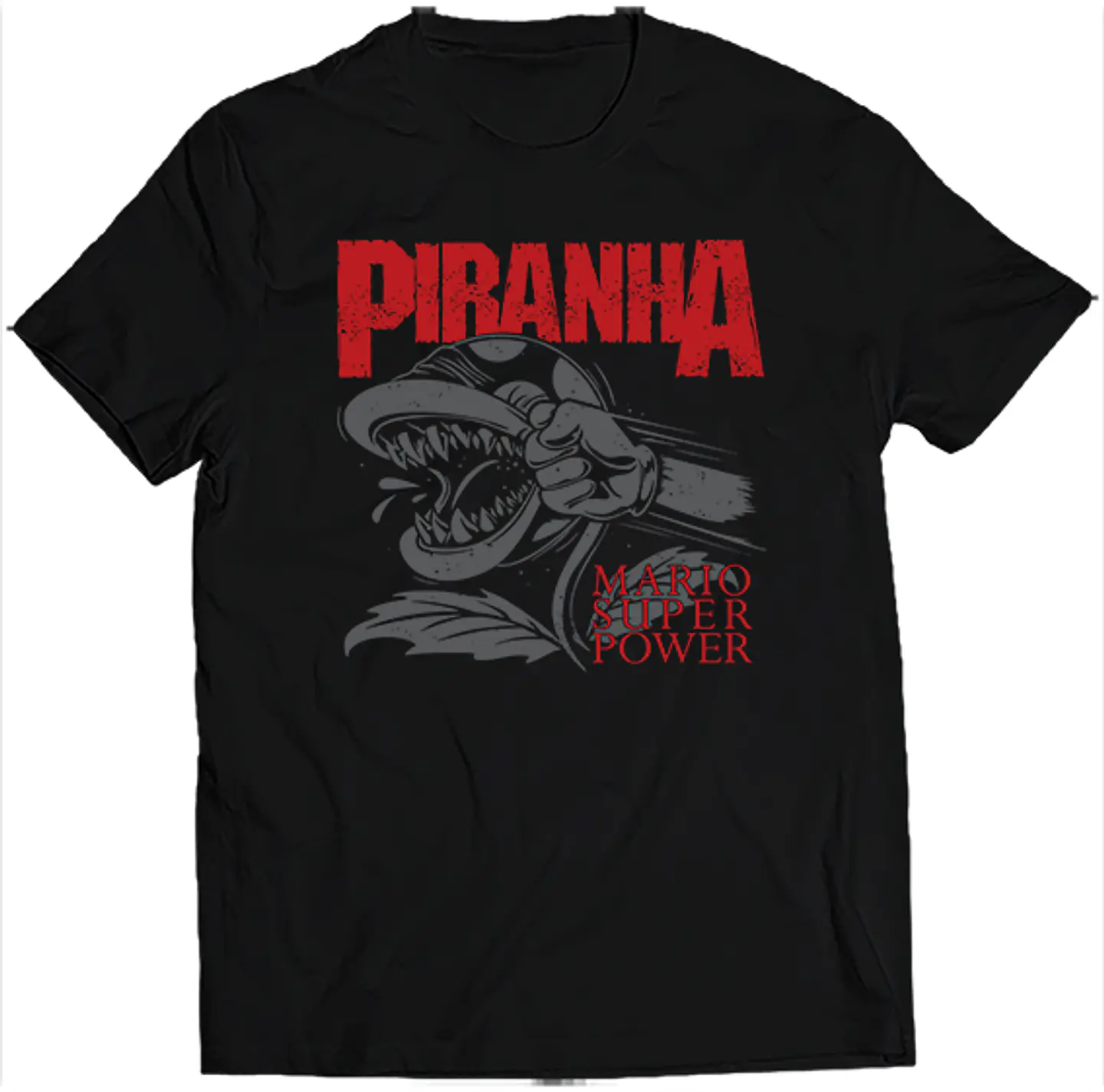 Polera Vulgar Display of Piranhas | Ropa Gamer 1